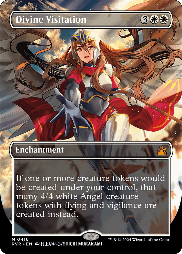 Divine Visitation (Anime Borderless) [Ravnica Remastered] MTG Single Magic: The Gathering  | Multizone: Comics And Games