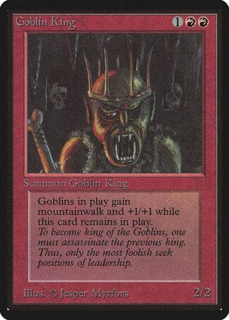 Goblin King [Limited Edition Beta] MTG Single Magic: The Gathering  | Multizone: Comics And Games