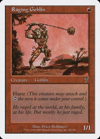Raging Goblin [Seventh Edition] MTG Single Magic: The Gathering  | Multizone: Comics And Games