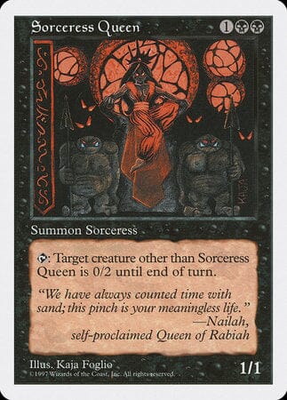 Sorceress Queen [Fifth Edition] MTG Single Magic: The Gathering  | Multizone: Comics And Games