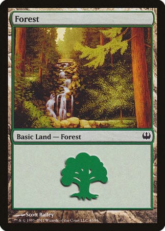 Forest (43) [Duel Decks: Knights vs. Dragons] MTG Single Magic: The Gathering  | Multizone: Comics And Games