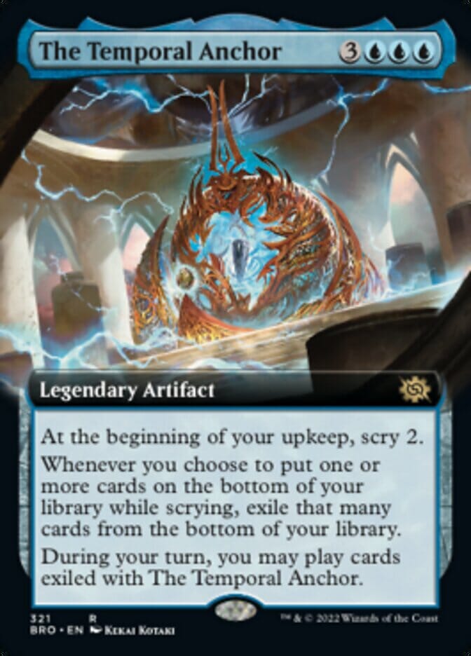 The Temporal Anchor (Extended Art) [The Brothers' War] MTG Single Magic: The Gathering  | Multizone: Comics And Games
