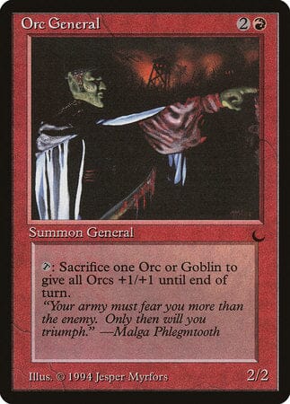 Orc General [The Dark] MTG Single Magic: The Gathering  | Multizone: Comics And Games