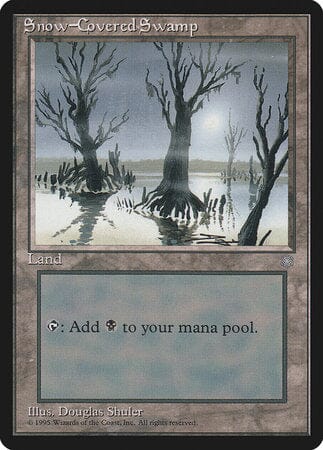 Snow-Covered Swamp [Ice Age] MTG Single Magic: The Gathering  | Multizone: Comics And Games
