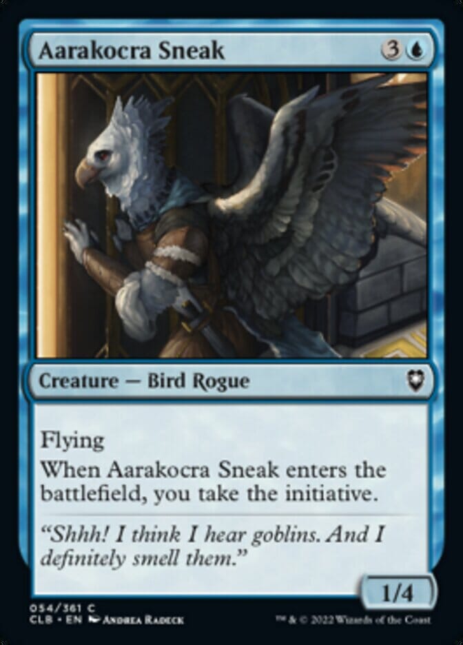 Aarakocra Sneak [Commander Legends: Battle for Baldur's Gate] MTG Single Magic: The Gathering  | Multizone: Comics And Games