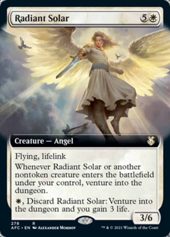 Radiant Solar (Extended) [Dungeons & Dragons: Adventures in the Forgotten Realms Commander] MTG Single Magic: The Gathering  | Multizone: Comics And Games