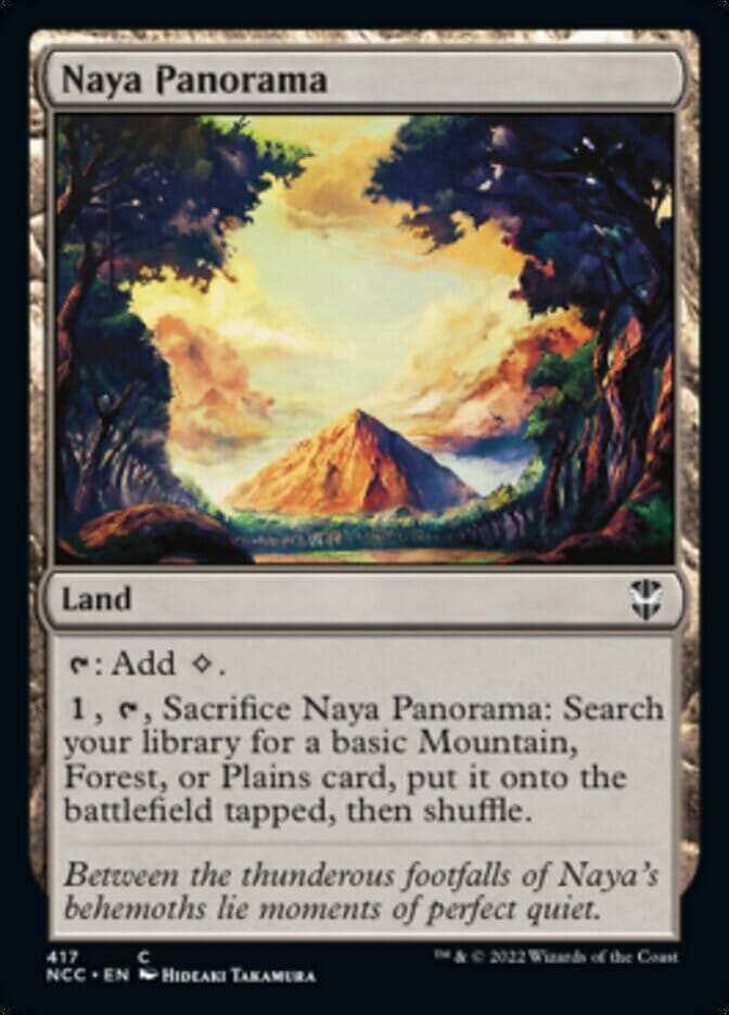 Naya Panorama [Streets of New Capenna Commander] MTG Single Magic: The Gathering  | Multizone: Comics And Games