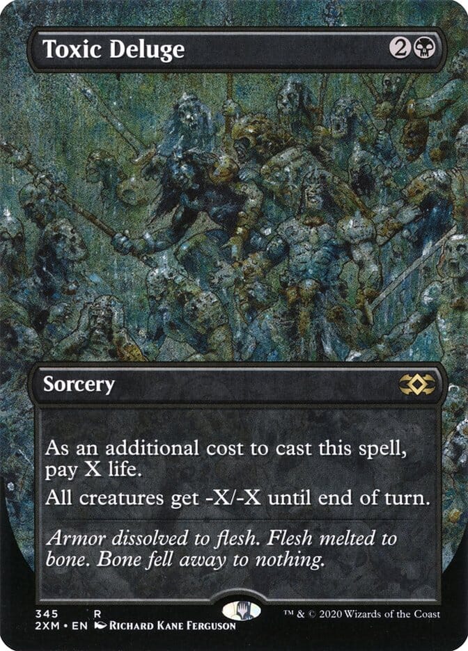Toxic Deluge (Borderless) [Double Masters] MTG Single Magic: The Gathering  | Multizone: Comics And Games