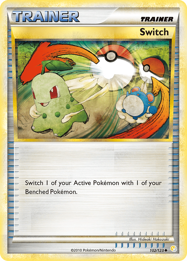 Switch (102/123) [HeartGold & SoulSilver: Base Set] Pokemon Single Pokémon  | Multizone: Comics And Games