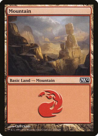 Mountain (242) [Magic 2012] MTG Single Magic: The Gathering  | Multizone: Comics And Games