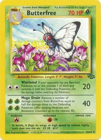 Butterfree (33/64) [Jungle Unlimited] Pokemon Single Pokémon  | Multizone: Comics And Games