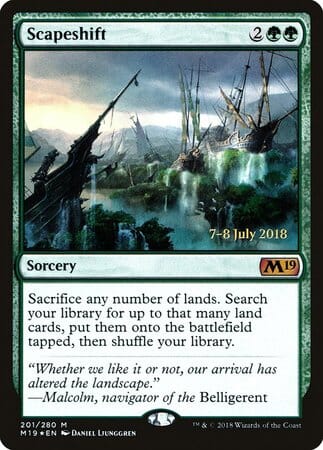 Scapeshift [Core Set 2019 Promos] MTG Single Magic: The Gathering  | Multizone: Comics And Games