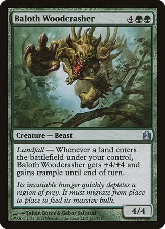Baloth Woodcrasher [Commander 2011] MTG Single Magic: The Gathering  | Multizone: Comics And Games