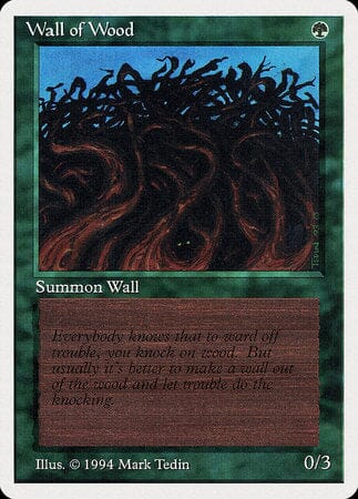 Wall of Wood [Summer Magic / Edgar] MTG Single Magic: The Gathering  | Multizone: Comics And Games