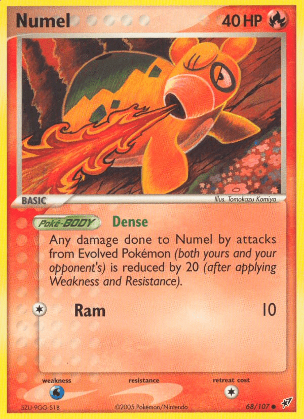 Numel (68/107) [EX: Deoxys] Pokemon Single Pokémon  | Multizone: Comics And Games