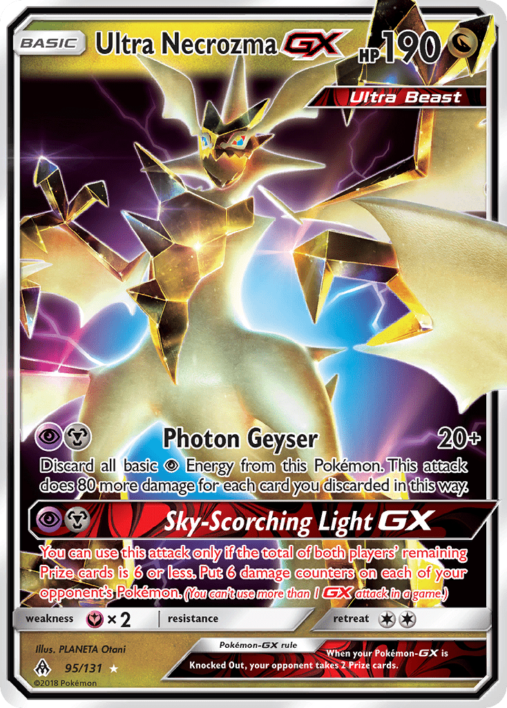 Ultra Necrozma GX (95/131) [Sun & Moon: Forbidden Light] Pokemon Single Pokémon  | Multizone: Comics And Games