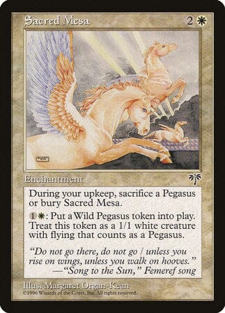 Sacred Mesa [Mirage] MTG Single Magic: The Gathering  | Multizone: Comics And Games