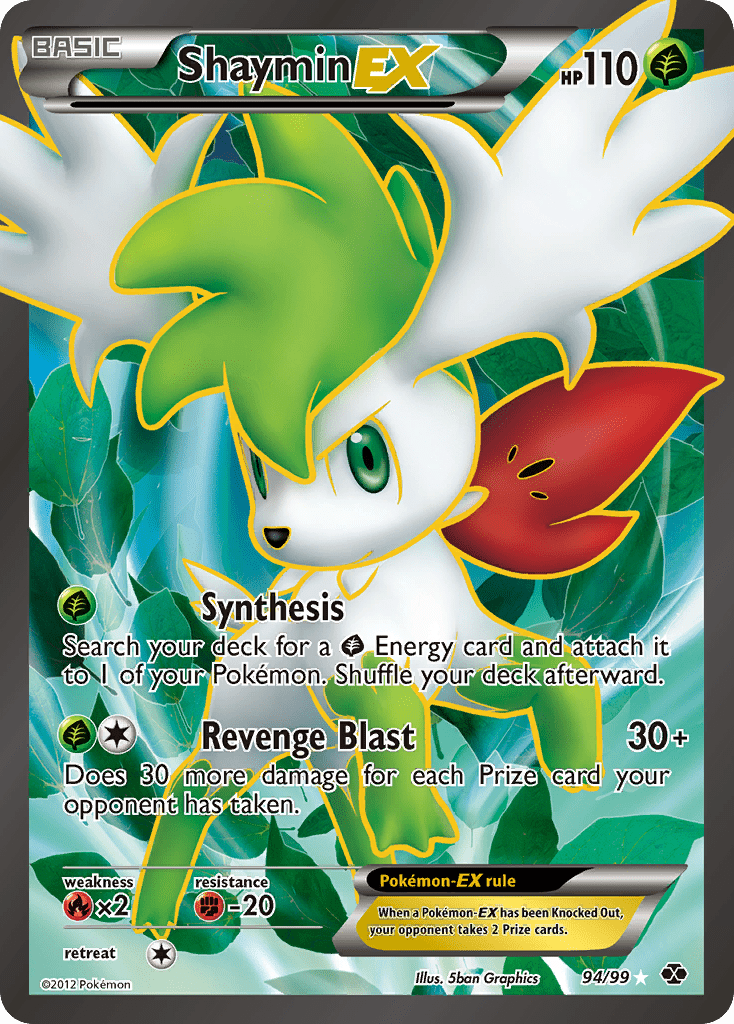 Shaymin EX (94/99) [Black & White: Next Destinies] Pokemon Single Pokémon  | Multizone: Comics And Games