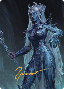 Mocking Doppelganger Art Card (Gold-Stamped Signature) [Commander Legends: Battle for Baldur's Gate Art Series] MTG Single Magic: The Gathering  | Multizone: Comics And Games