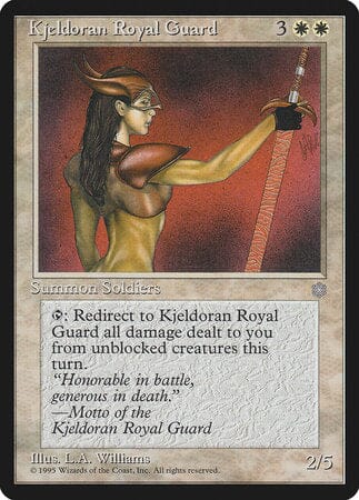 Kjeldoran Royal Guard [Ice Age] MTG Single Magic: The Gathering  | Multizone: Comics And Games