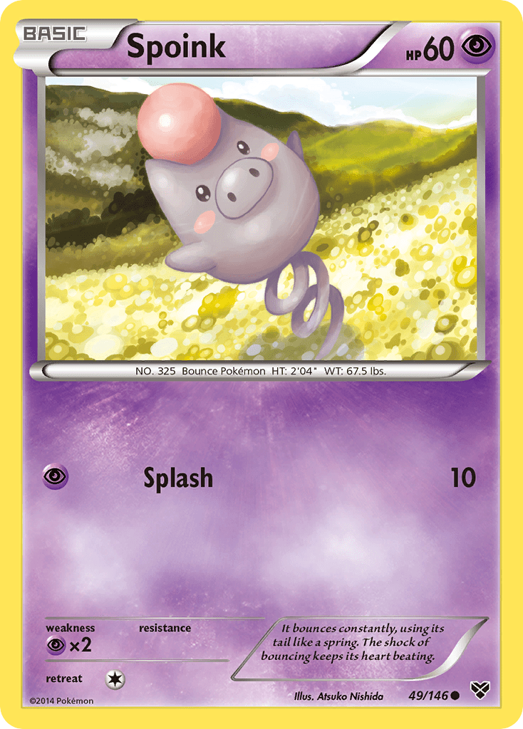 Spoink (49/146) [XY: Base Set] Pokemon Single Pokémon  | Multizone: Comics And Games