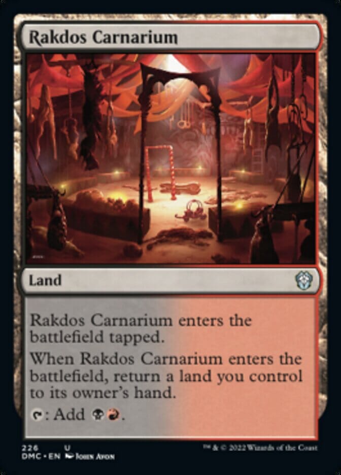 Rakdos Carnarium [Dominaria United Commander] MTG Single Magic: The Gathering  | Multizone: Comics And Games
