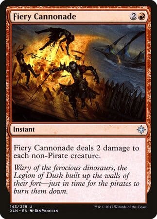 Fiery Cannonade [Ixalan] MTG Single Magic: The Gathering  | Multizone: Comics And Games