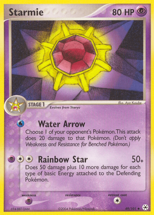 Starmie (49/101) [EX: Hidden Legends] Pokemon Single Pokémon  | Multizone: Comics And Games