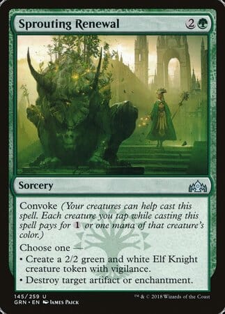 Sprouting Renewal [Guilds of Ravnica] MTG Single Magic: The Gathering  | Multizone: Comics And Games