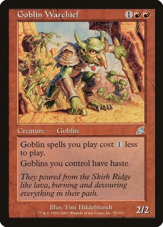 Goblin Warchief [Scourge] MTG Single Magic: The Gathering  | Multizone: Comics And Games