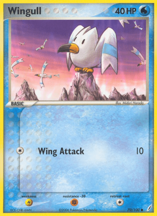 Wingull (70/100) [EX: Crystal Guardians] Pokemon Single Pokémon  | Multizone: Comics And Games
