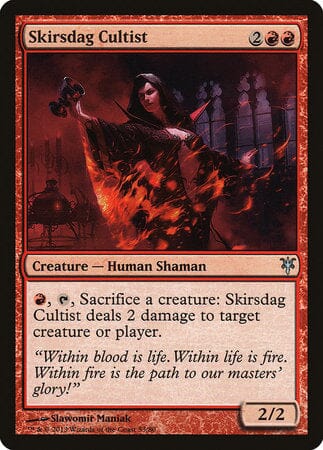 Skirsdag Cultist [Duel Decks: Sorin vs. Tibalt] MTG Single Magic: The Gathering  | Multizone: Comics And Games