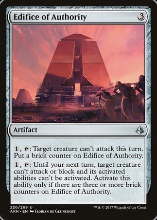 Edifice of Authority [Amonkhet] MTG Single Magic: The Gathering  | Multizone: Comics And Games