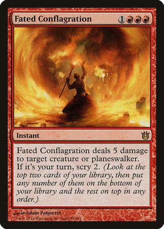 Fated Conflagration [Born of the Gods] MTG Single Magic: The Gathering  | Multizone: Comics And Games