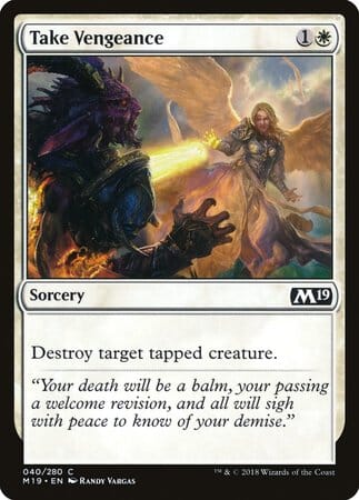 Take Vengeance [Core Set 2019] MTG Single Magic: The Gathering  | Multizone: Comics And Games