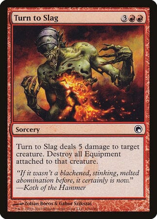 Turn to Slag [Scars of Mirrodin] MTG Single Magic: The Gathering  | Multizone: Comics And Games