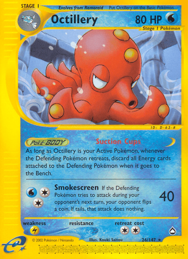 Octillery (26/147) [Aquapolis] Pokemon Single Pokémon  | Multizone: Comics And Games