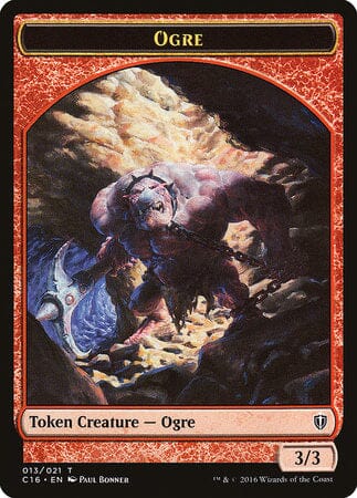 Ogre // Bird (Blue) Double-sided Token [Commander 2016 Tokens] MTG Single Magic: The Gathering  | Multizone: Comics And Games
