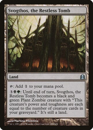 Svogthos, the Restless Tomb [Commander 2011] MTG Single Magic: The Gathering  | Multizone: Comics And Games