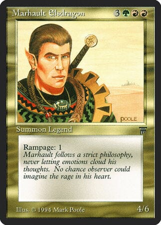 Marhault Elsdragon [Legends] MTG Single Magic: The Gathering  | Multizone: Comics And Games