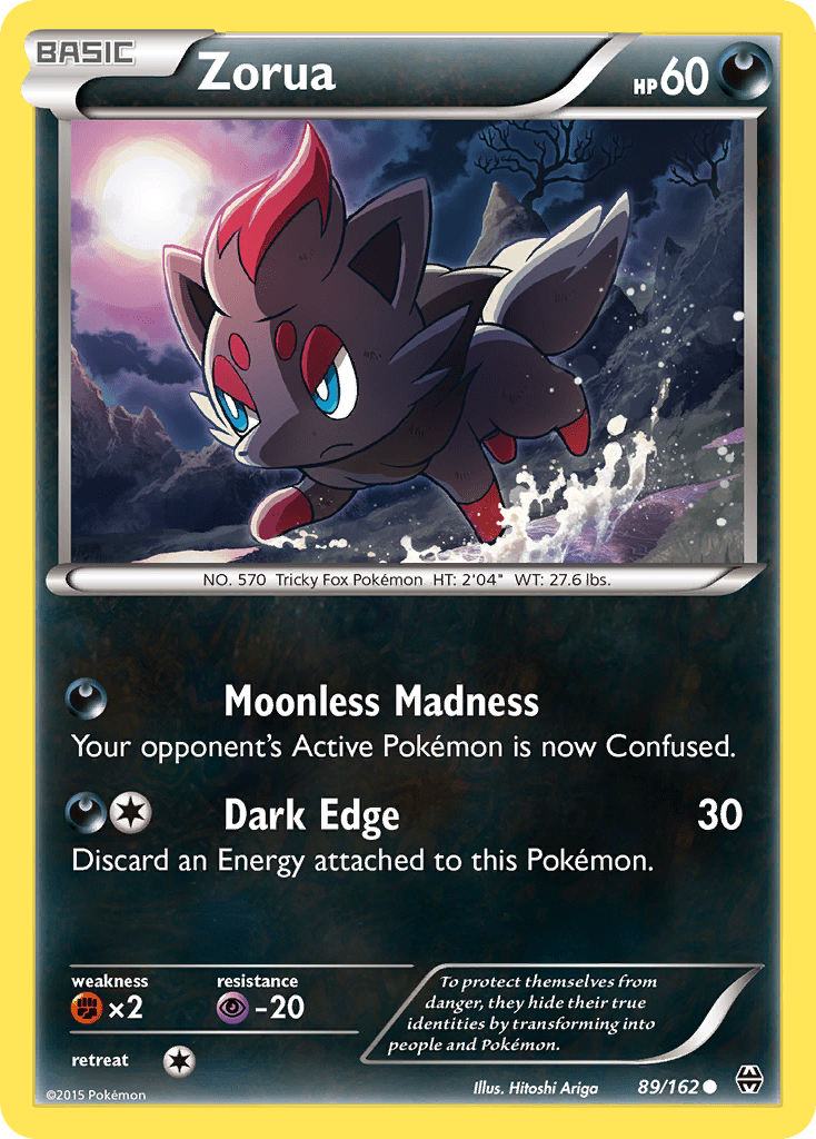 Zorua (89/162) [XY: BREAKthrough] Pokemon Single Pokémon  | Multizone: Comics And Games