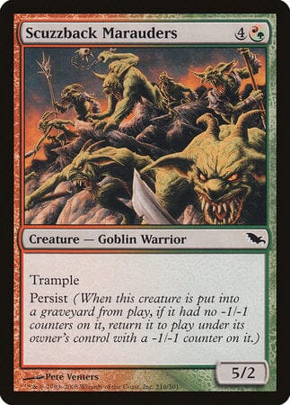 Scuzzback Marauders [Shadowmoor] MTG Single Magic: The Gathering  | Multizone: Comics And Games