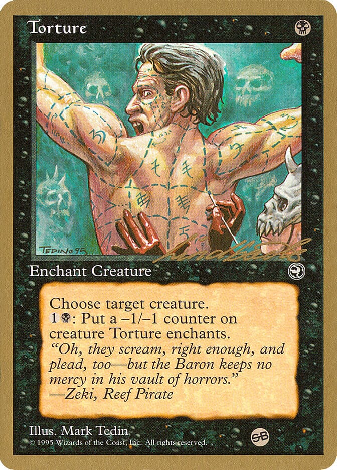 Torture (Leon Lindback) (SB) [Pro Tour Collector Set] MTG Single Magic: The Gathering  | Multizone: Comics And Games