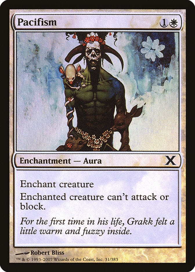 Pacifism (Premium Foil) [Tenth Edition] MTG Single Magic: The Gathering  | Multizone: Comics And Games