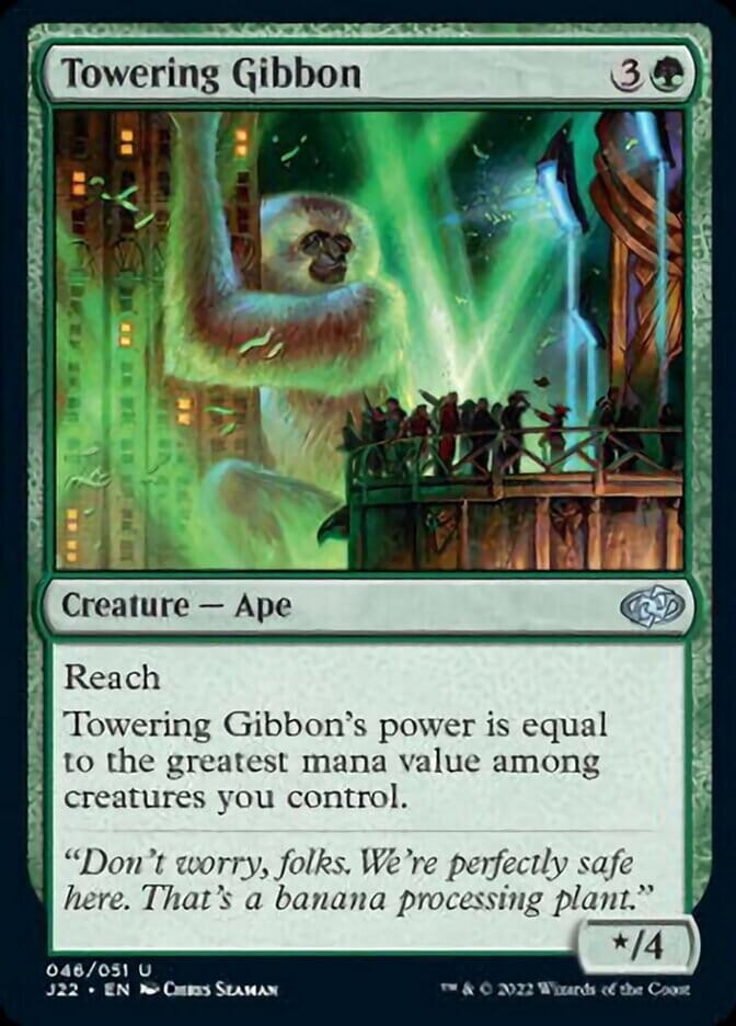 Towering Gibbon [Jumpstart 2022] MTG Single Magic: The Gathering  | Multizone: Comics And Games