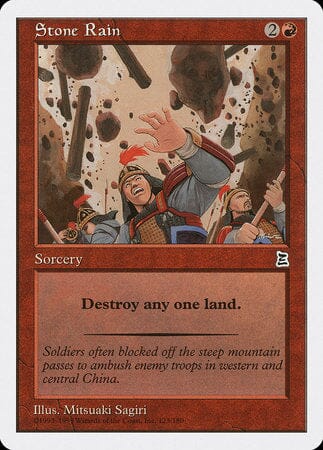 Stone Rain [Portal Three Kingdoms] MTG Single Magic: The Gathering  | Multizone: Comics And Games