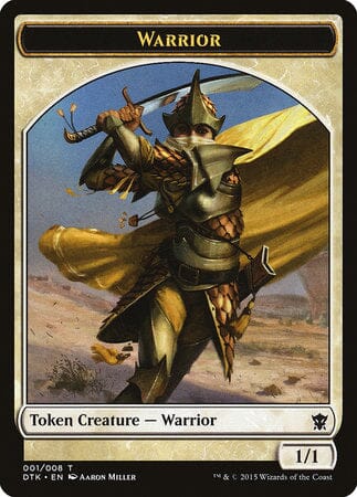 Warrior Token [Dragons of Tarkir Tokens] MTG Single Magic: The Gathering  | Multizone: Comics And Games