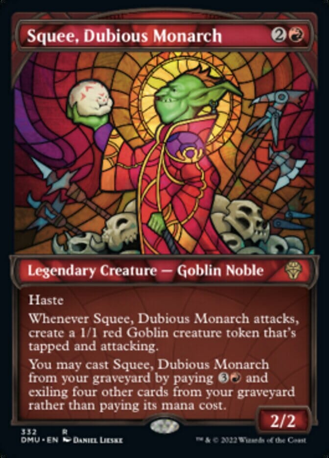 Squee, Dubious Monarch (Showcase Textured) [Dominaria United] MTG Single Magic: The Gathering  | Multizone: Comics And Games