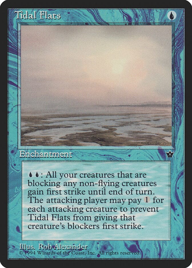Tidal Flats (Sun Behind Fog) [Fallen Empires] MTG Single Magic: The Gathering  | Multizone: Comics And Games