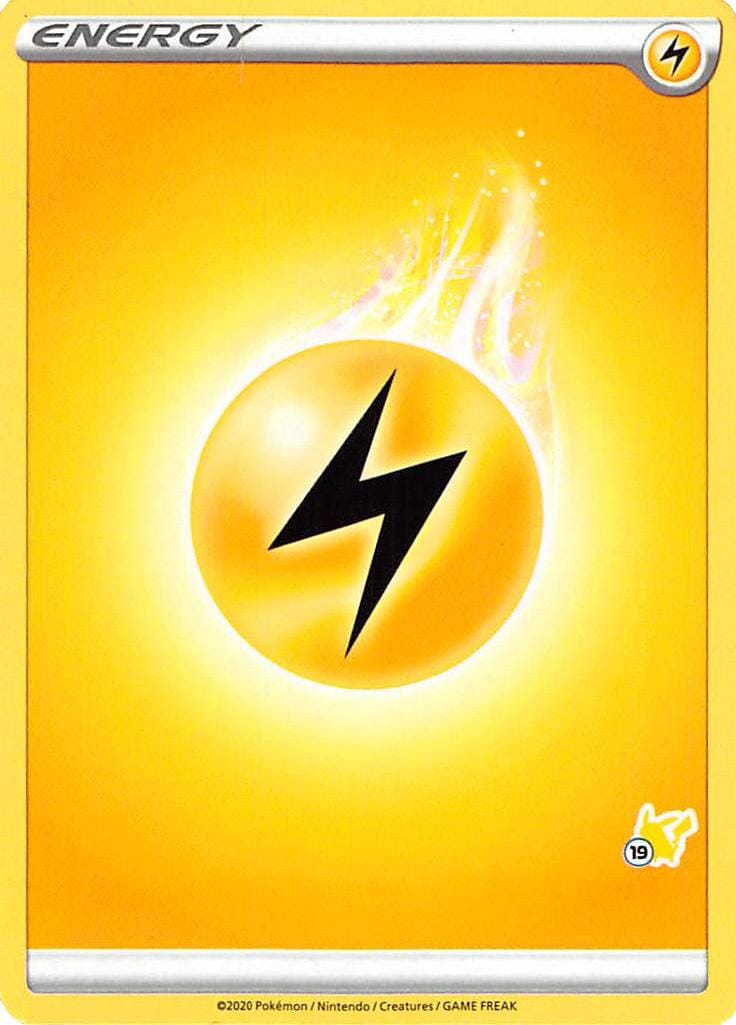 Lightning Energy (Pikachu Stamp #19) [Battle Academy 2022] Pokemon Single Pokémon  | Multizone: Comics And Games